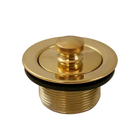 Polished Brass PVD 1-1/2 In. Lift And Turn Tub Drain